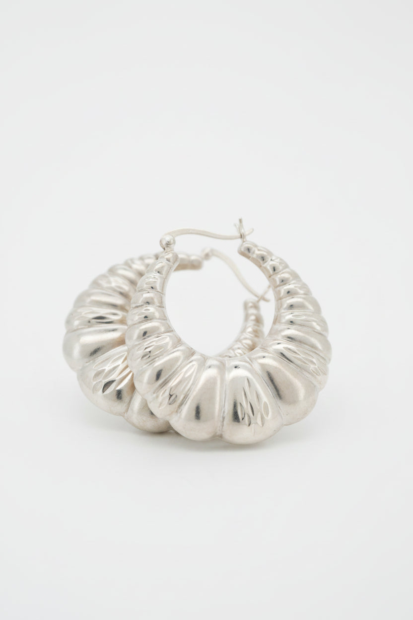 925S SILVER SHRIMP EARRINGS 15.3 GRAMS
