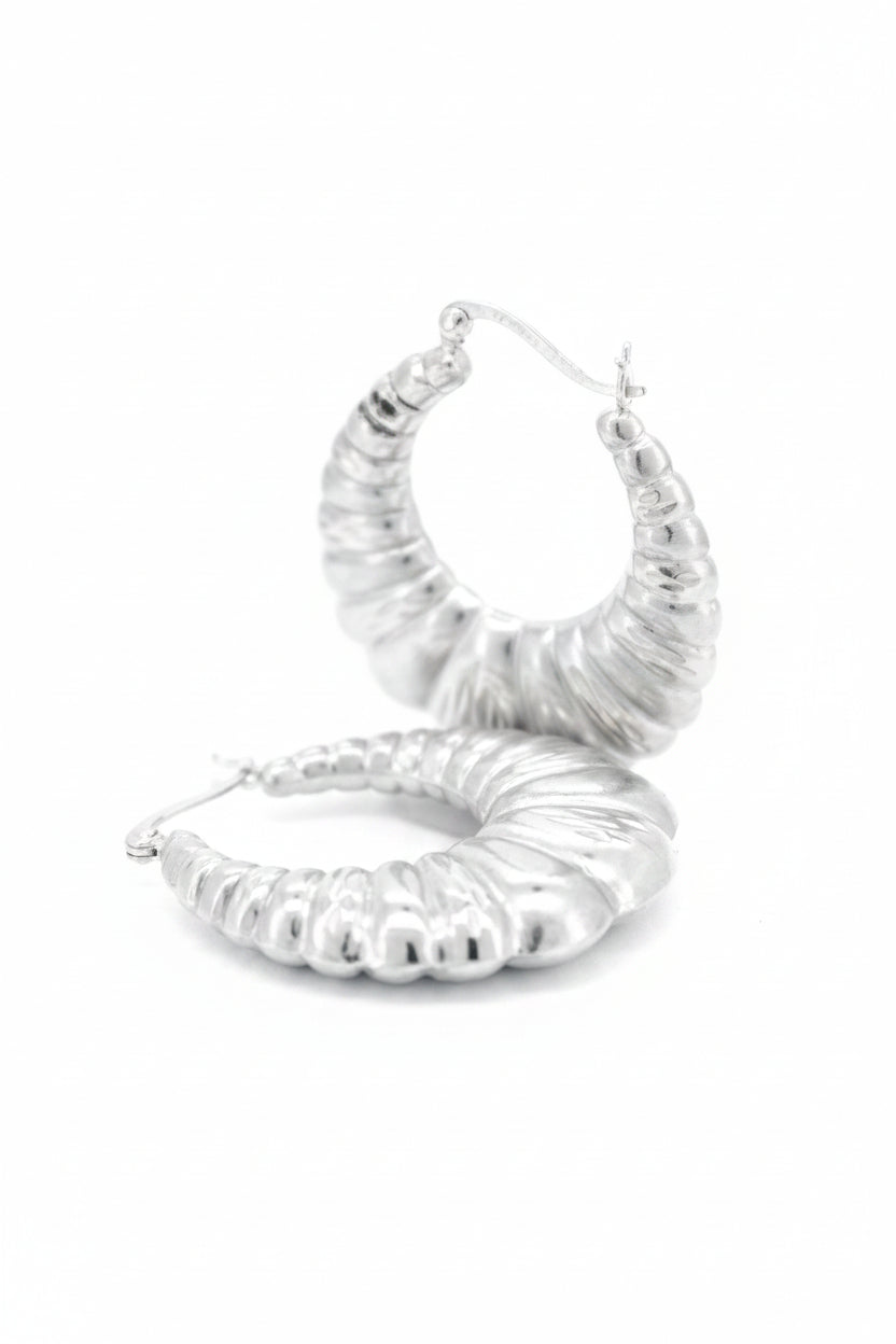 925S SILVER SHRIMP EARRINGS 15.3 GRAMS