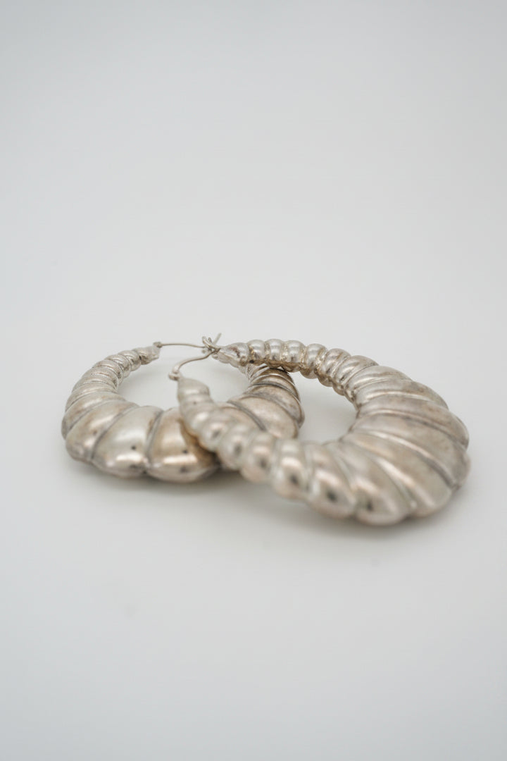 925S SILVER SHRIMP EARRINGS 11.7 GRAMS