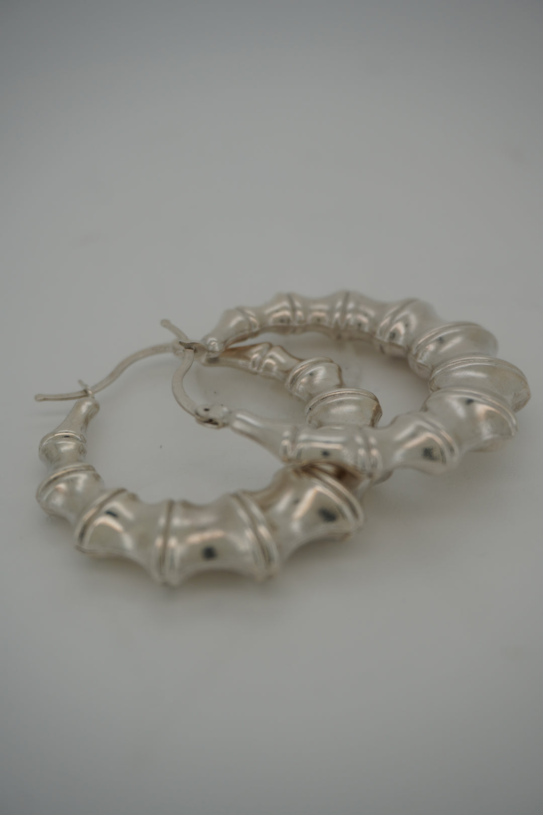 925S SILVER SHRIMP EARRINGS 19.7 GRAMS
