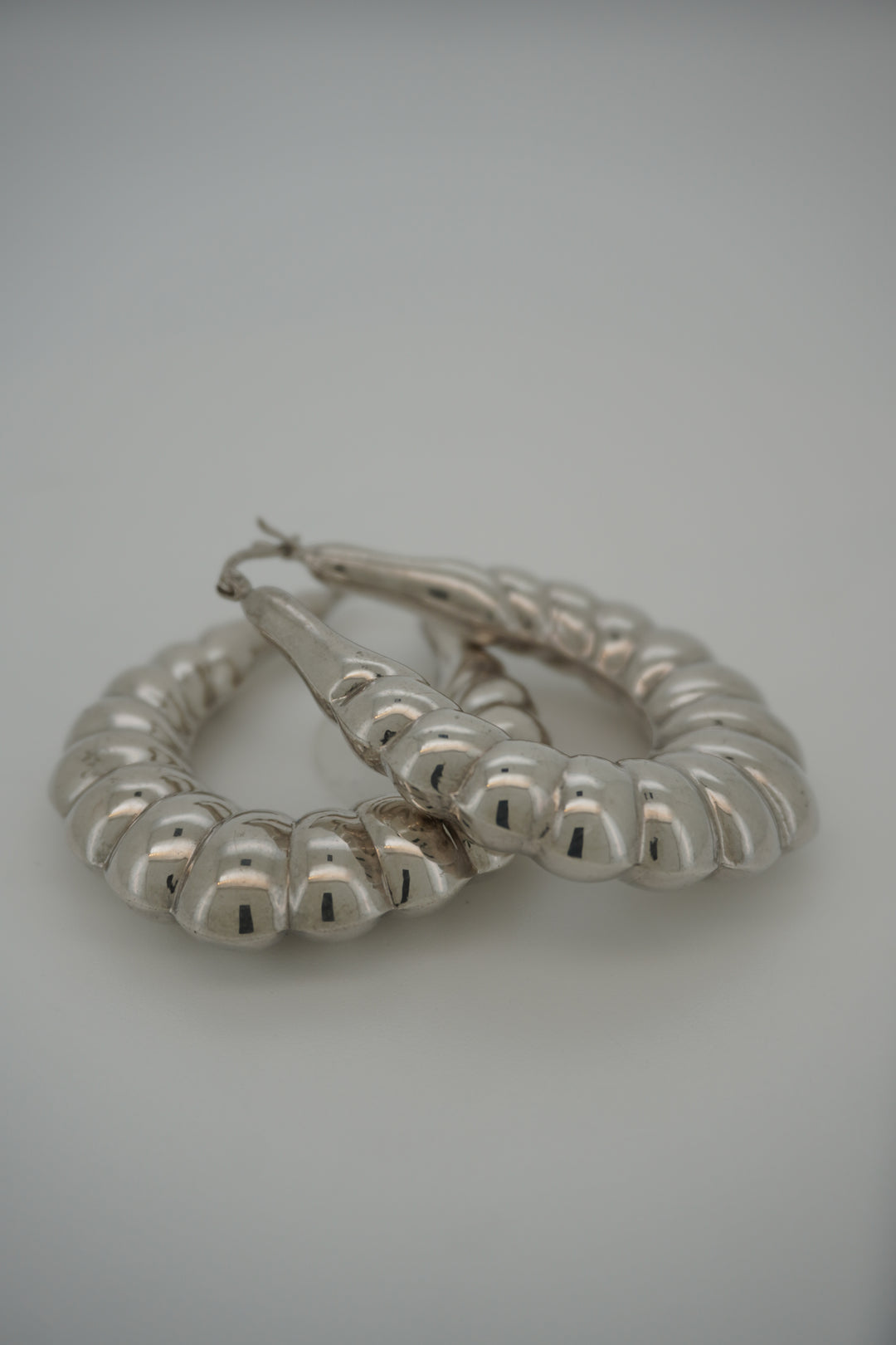 925S SILVER SHRIMP EARRINGS 18.2 GRAMS