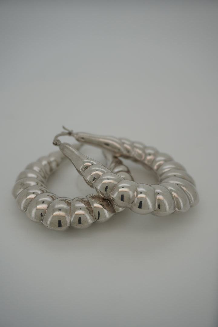 925S SILVER SHRIMP EARRINGS 18.2 GRAMS