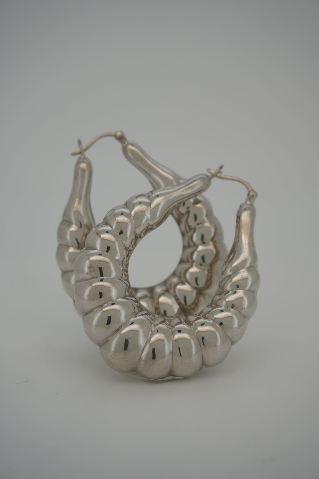 925S SILVER SHRIMP EARRINGS 18.2 GRAMS