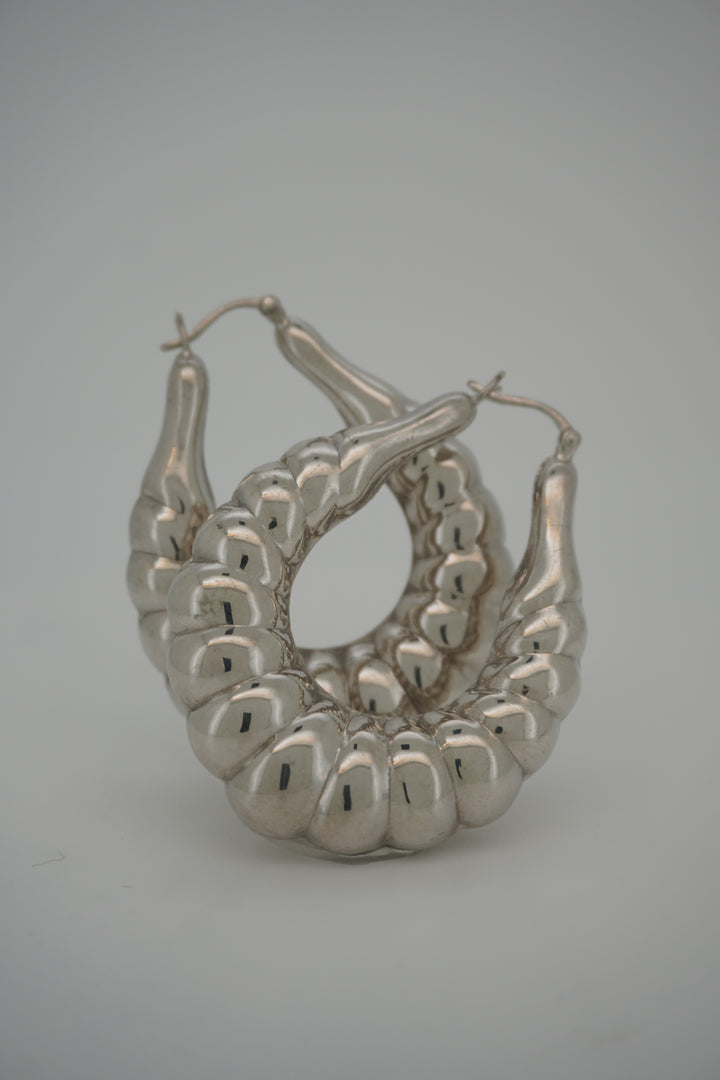 925S SILVER SHRIMP EARRINGS 18.2 GRAMS