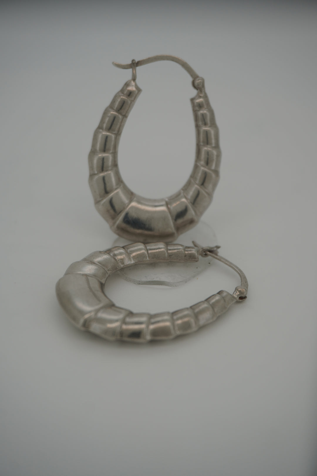 925S SILVER SHRIMP EARRINGS 6.6 GRAMS