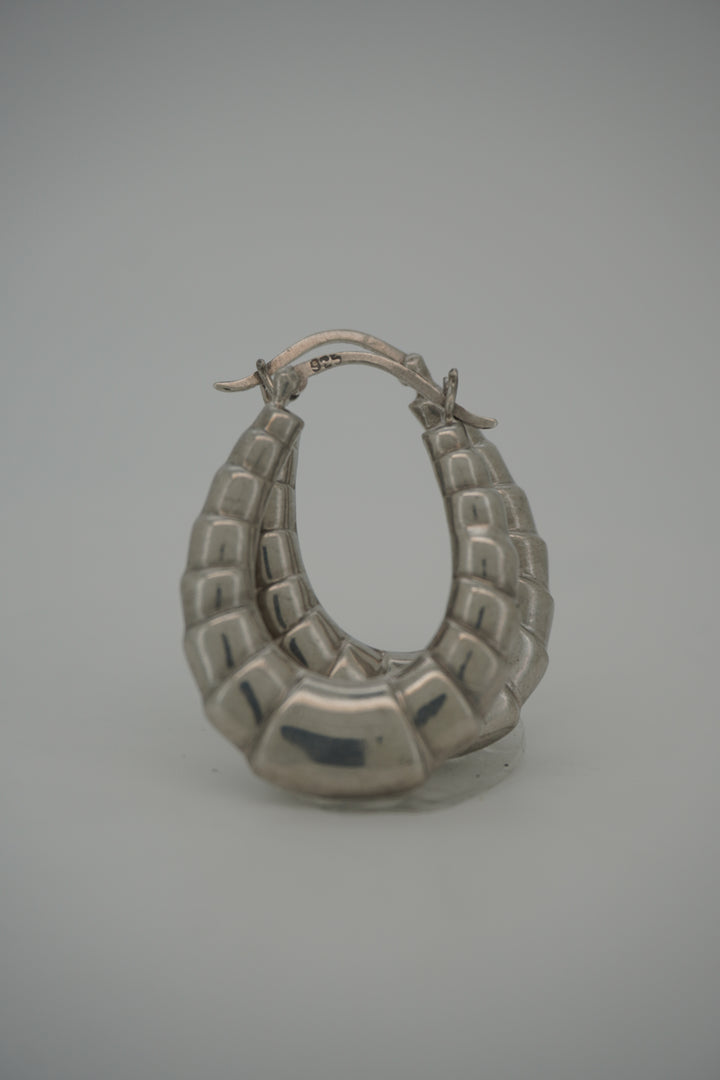 925S SILVER SHRIMP EARRINGS 6.6 GRAMS