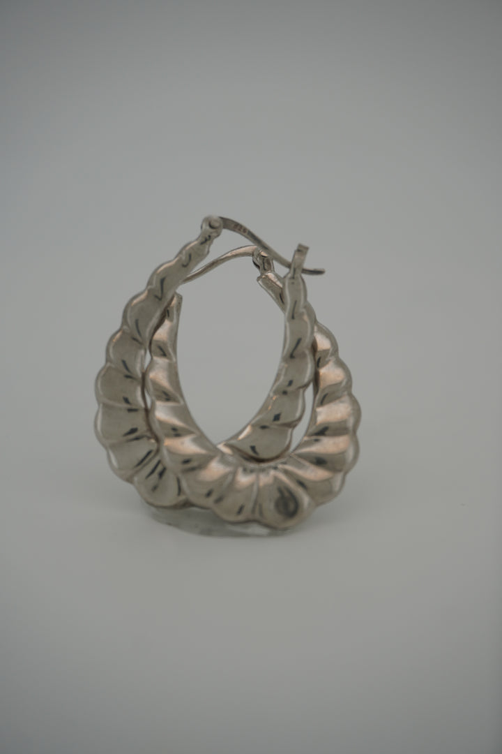 925S SILVER SHRIMP EARRINGS 5.5 GRAMS