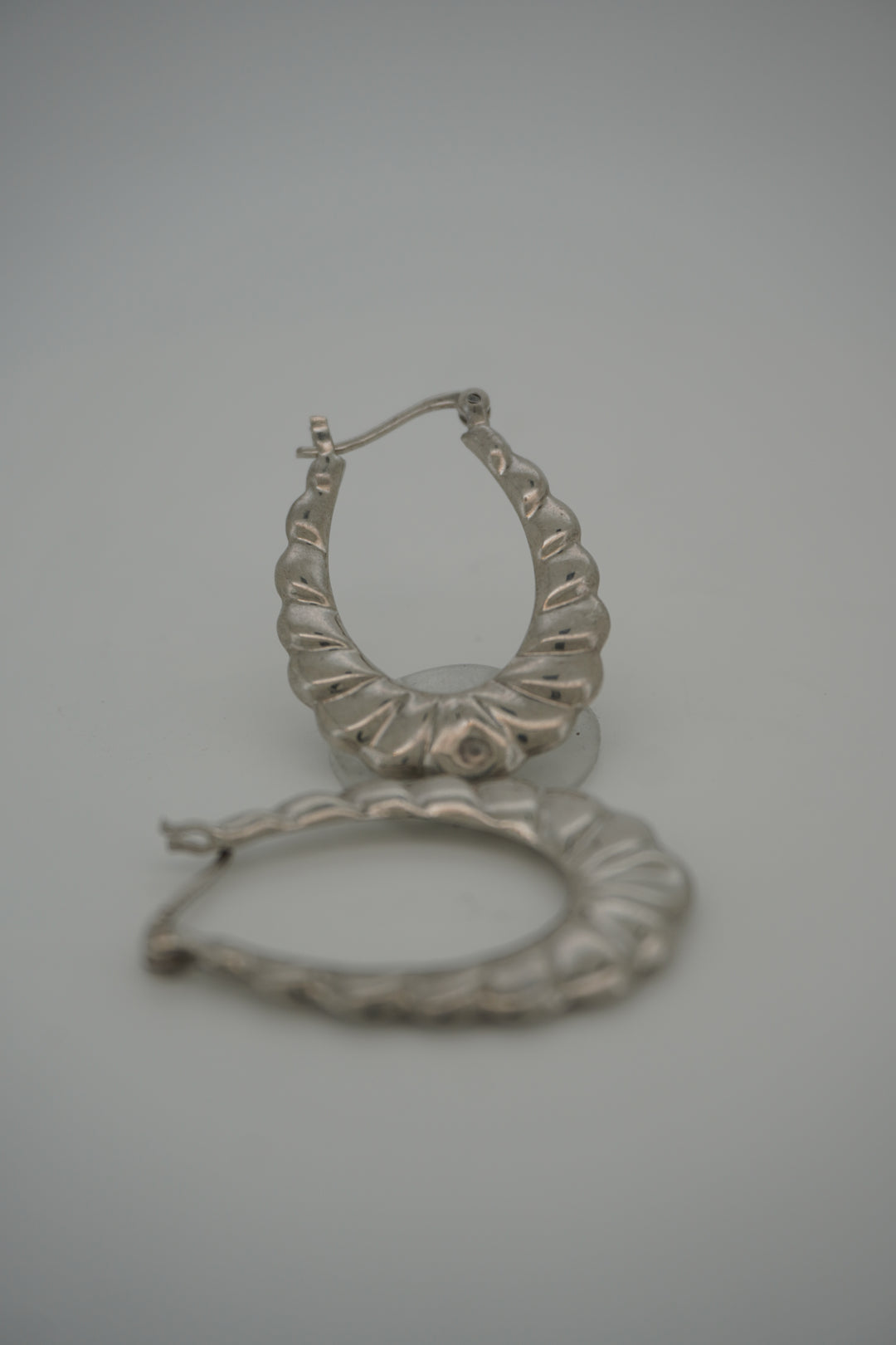 925S SILVER SHRIMP EARRINGS 5.5 GRAMS