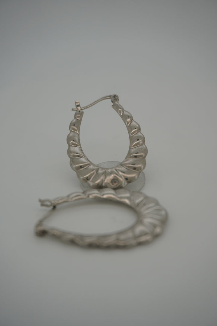 925S SILVER SHRIMP EARRINGS 5.5 GRAMS