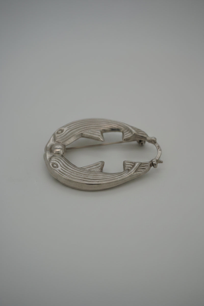 925S SILVER SHRIMP EARRINGS 9.6 GRAMS