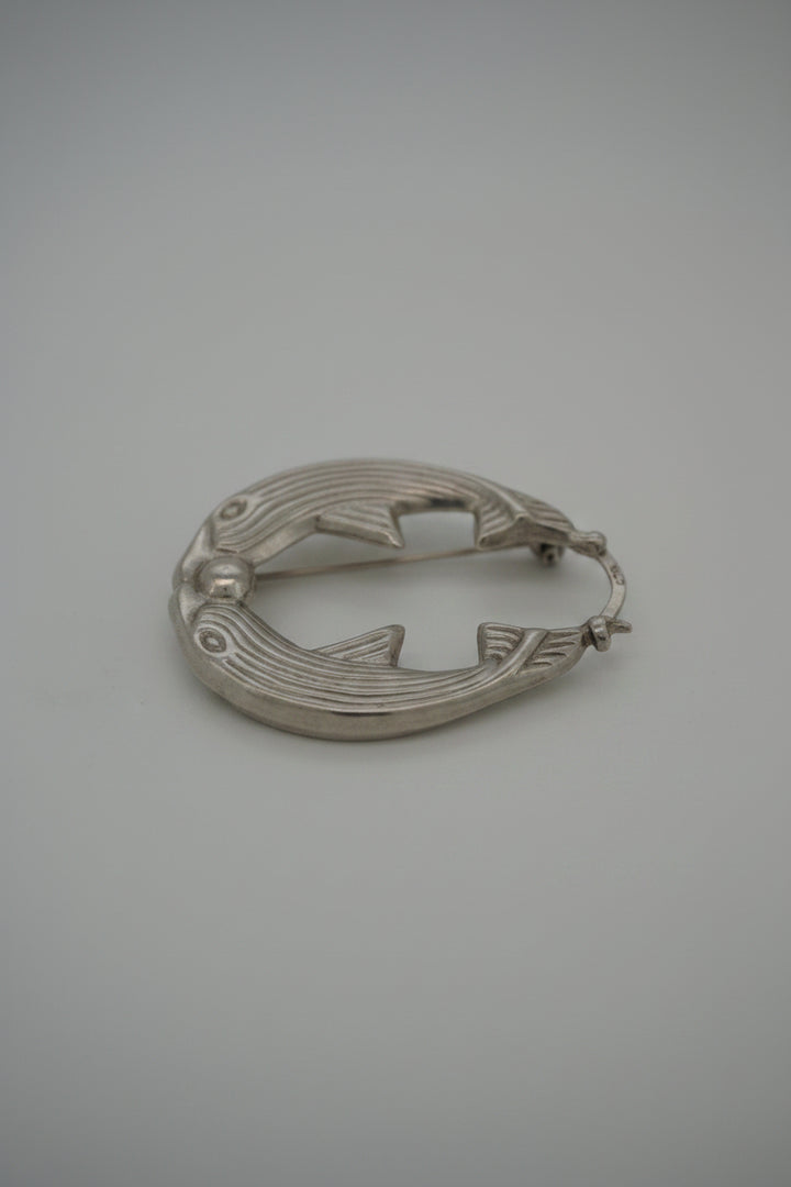 925S SILVER SHRIMP EARRINGS 9.6 GRAMS