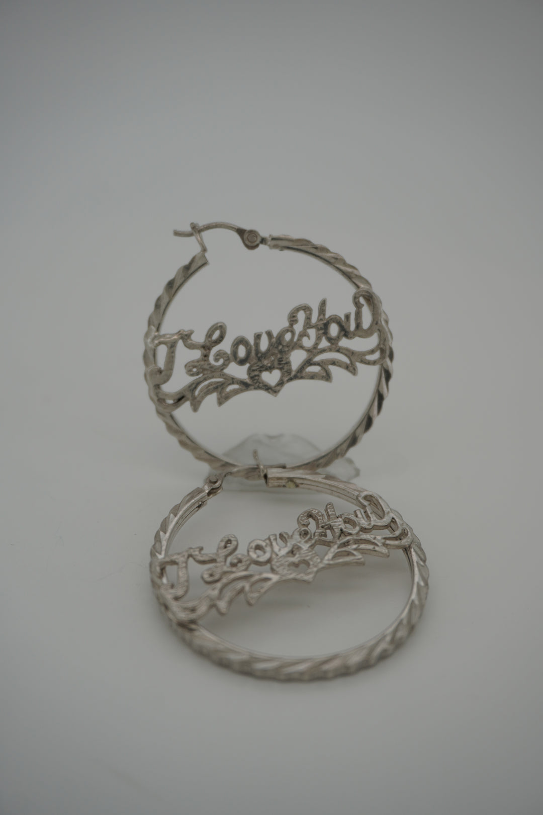 925S SILVER HOOP EARRINGS 17.7 GRAMS