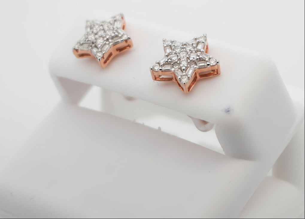 925S SILVER MOISSANITE EARRINGS 0.69CTW