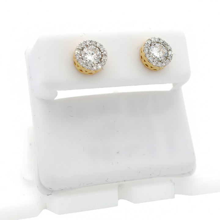 925 SILVER MOISSANITE 1.35CTW EARRINGS