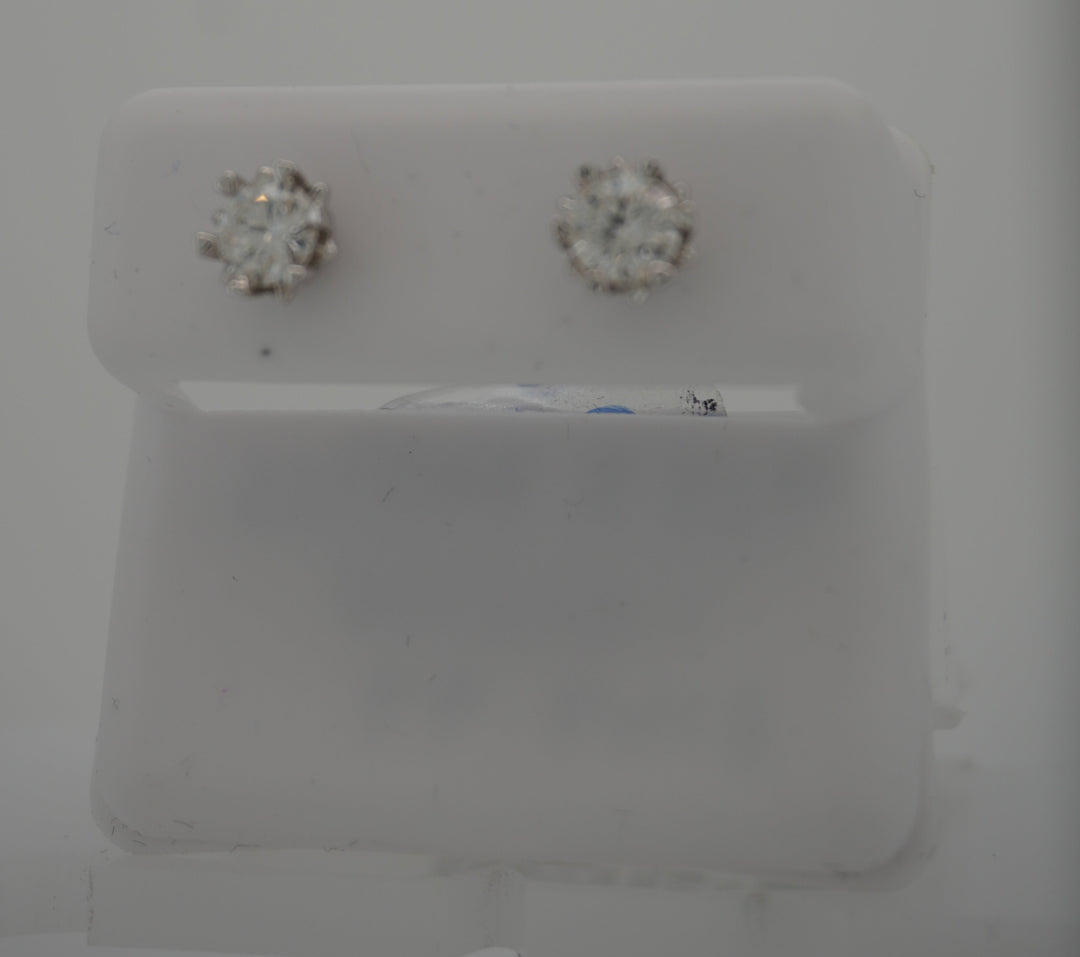 925 SILVER MOISSANITE 1.27CTW EARRINGS
