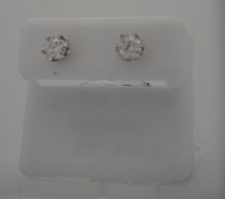 925 SILVER MOISSANITE 1.27CTW EARRINGS