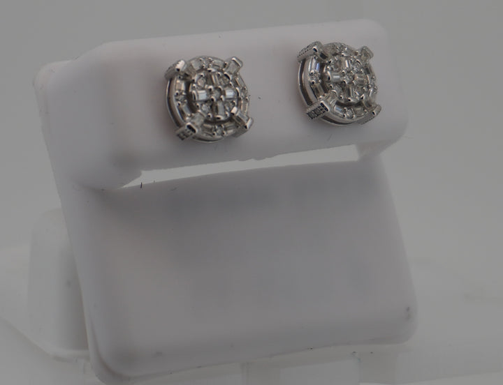 925 SILVER MOISSANITE 0.91CTW EARRINGS