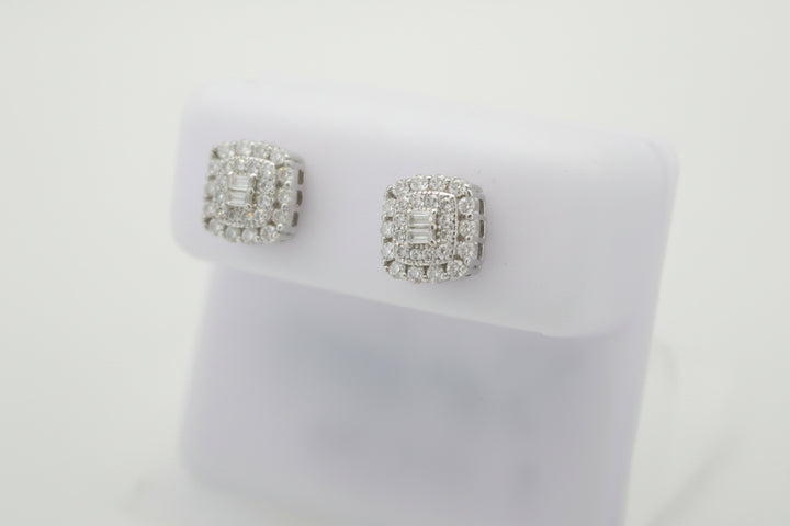925 SILVER MOISSANITE 0.61CTW EARRINGS