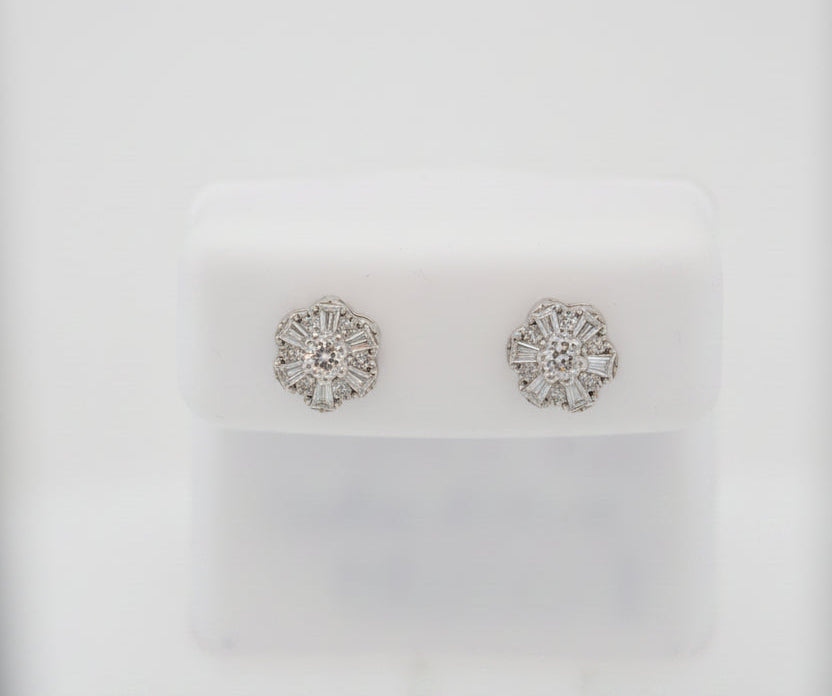 925 SILVER MOISSANITE 0.57CTW EARRINGS