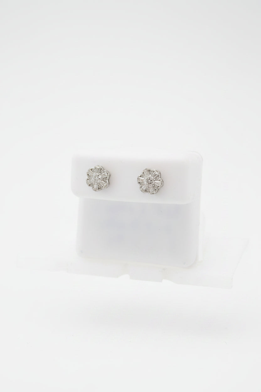 925 SILVER MOISSANITE 0.57CTW EARRINGS