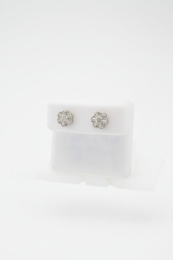 925 SILVER MOISSANITE 0.57CTW EARRINGS