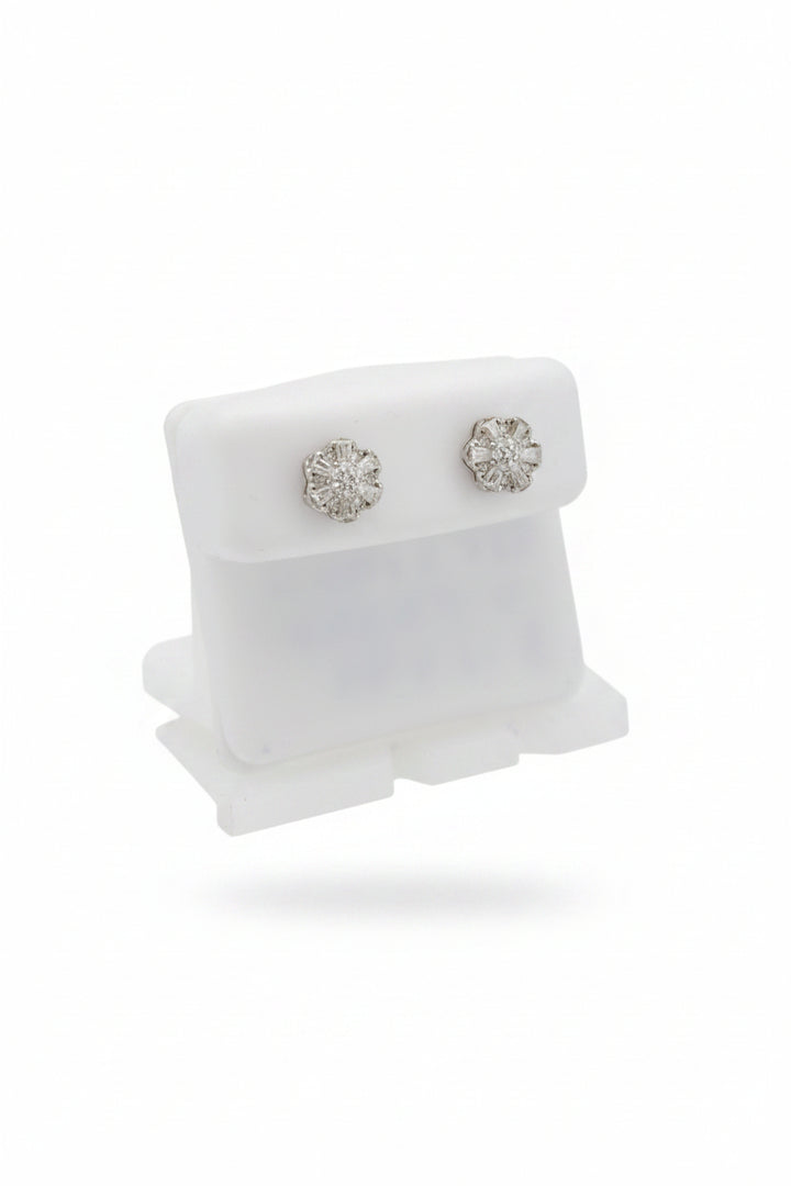 925 SILVER MOISSANITE 0.57CTW EARRINGS