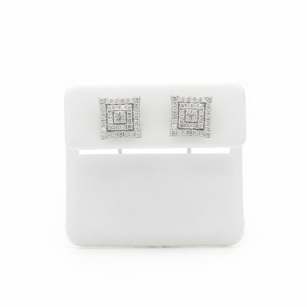 925 SILVER MOISSANITE 0.48CTW EARRINGS