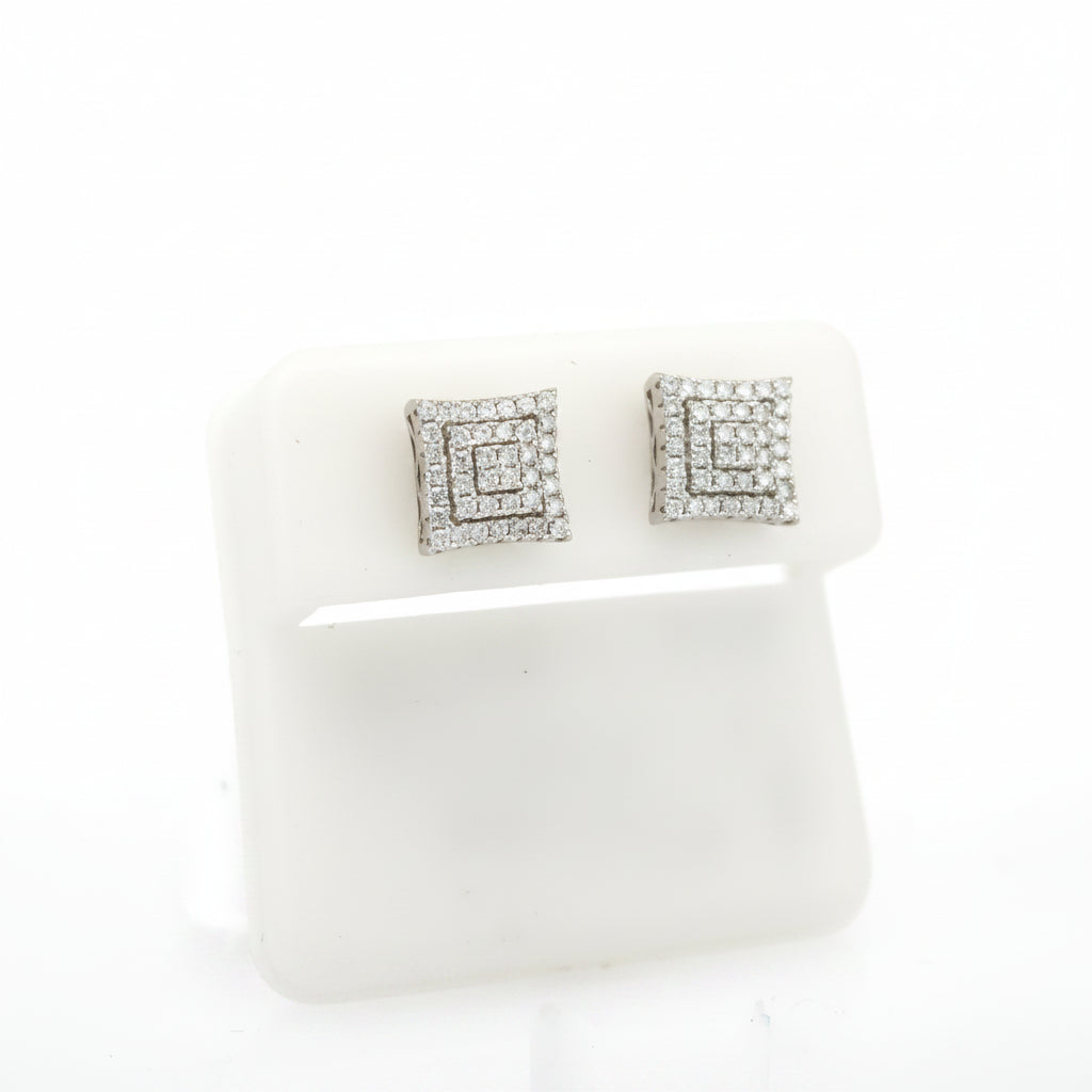 925 SILVER MOISSANITE 0.48CTW EARRINGS
