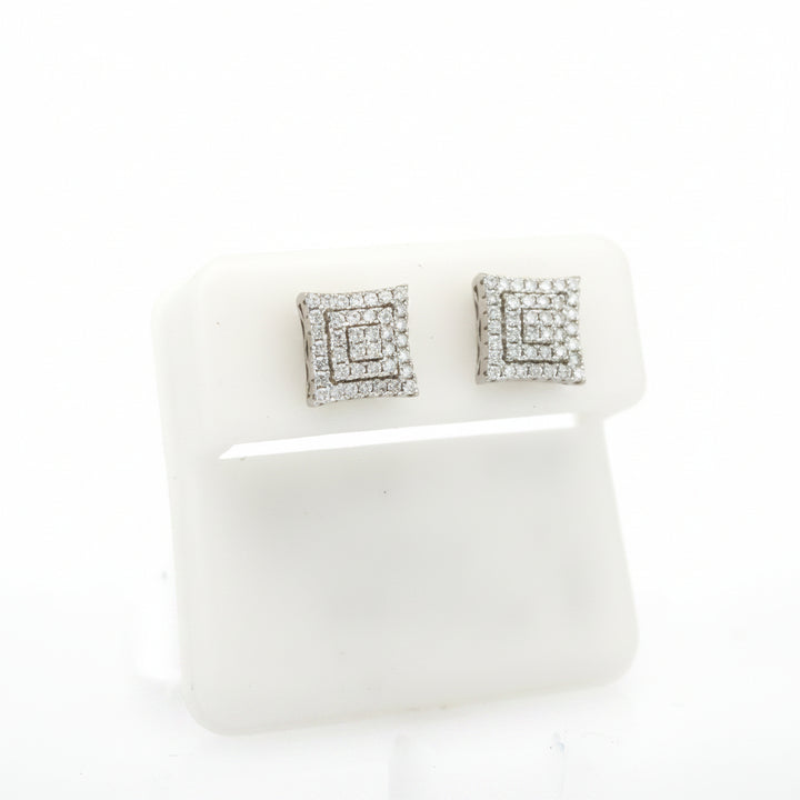 925 SILVER MOISSANITE 0.48CTW EARRINGS