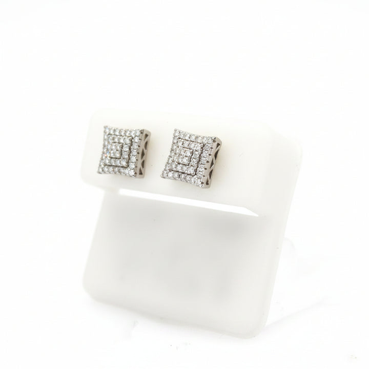 925 SILVER MOISSANITE 0.48CTW EARRINGS
