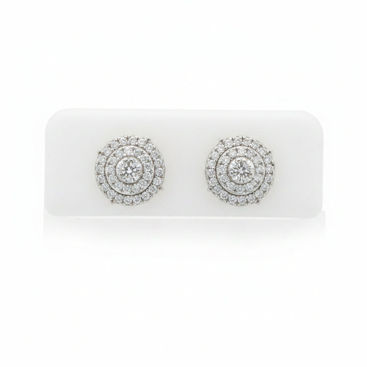 925 SILVER MOISSANITE 0.50CTW EARRINGS