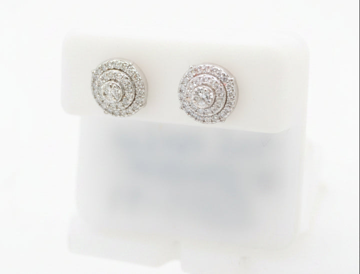 925 SILVER MOISSANITE 0.50CTW EARRINGS