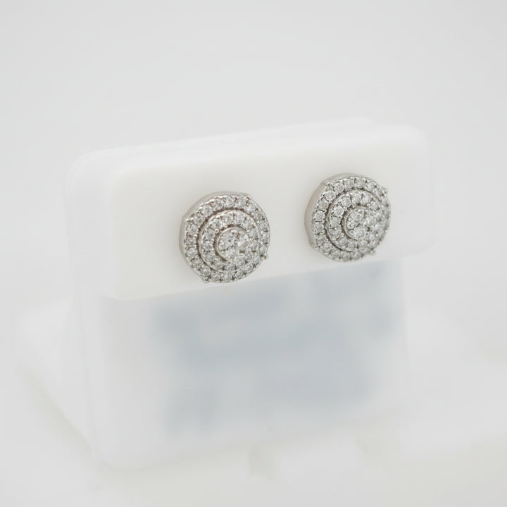 925 SILVER MOISSANITE 0.50CTW EARRINGS