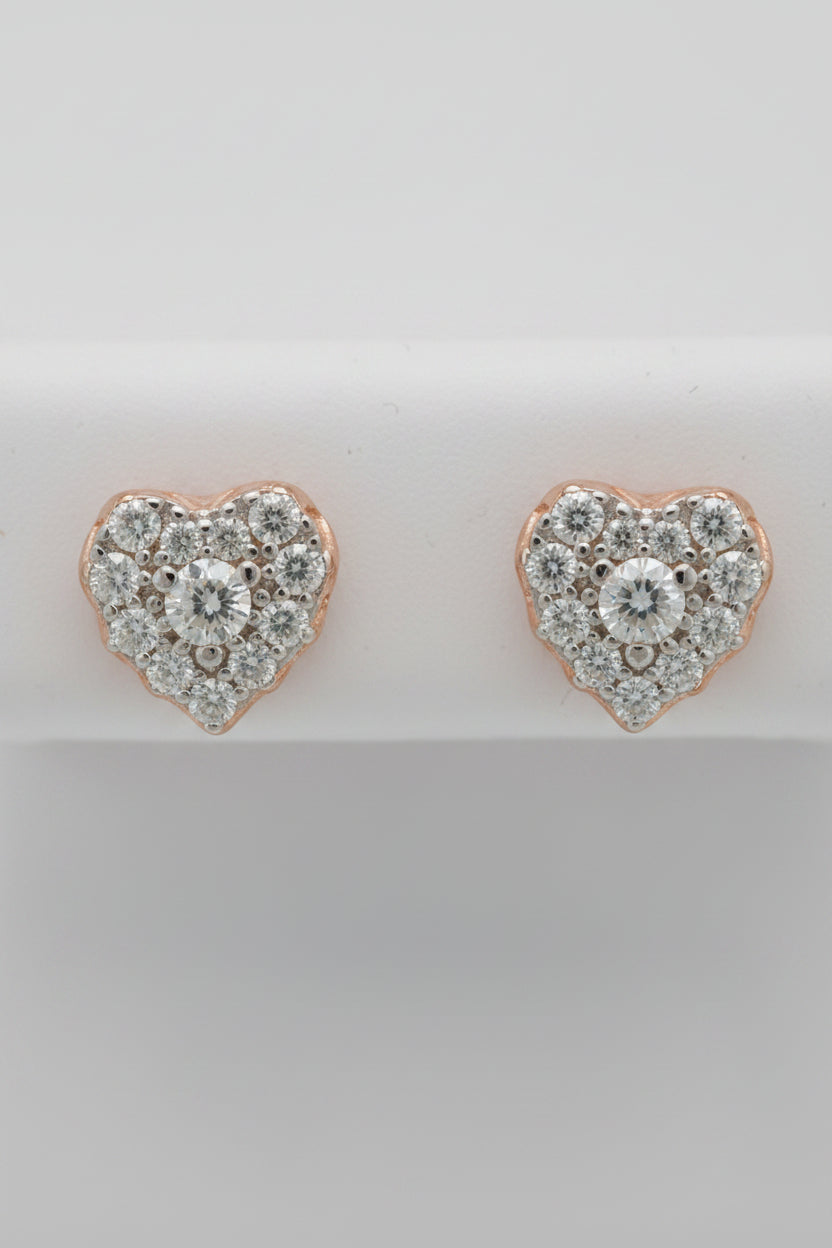 925 SILVER MOISSANITE 0.67CTW EARRINGS