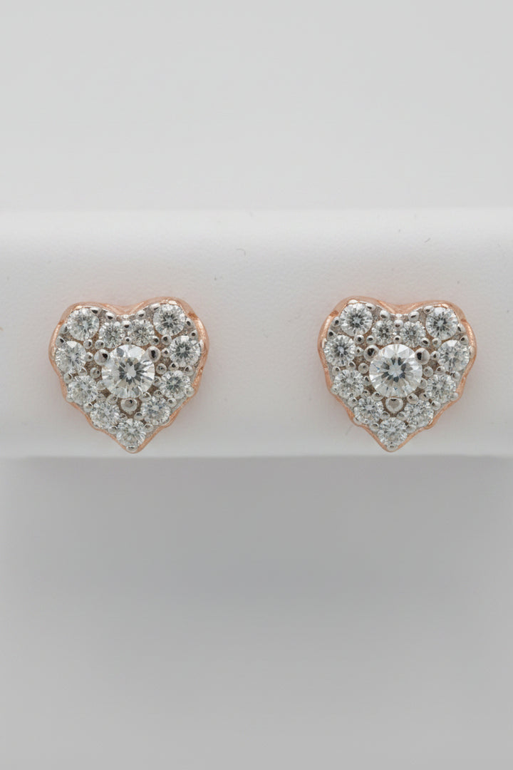 925 SILVER MOISSANITE 0.67CTW EARRINGS