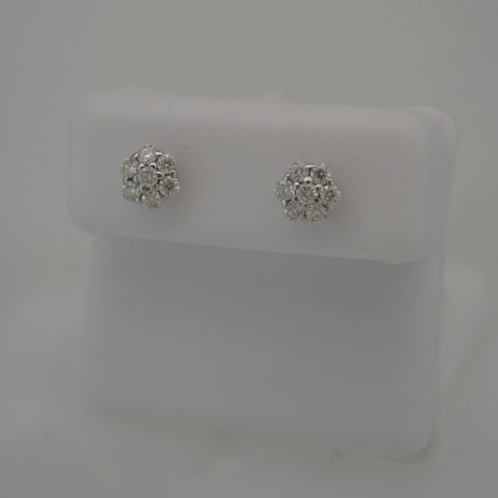 925 SILVER MOISSANITE 0.61CTW EARRINGS
