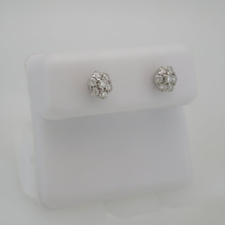 925 SILVER MOISSANITE 0.61CTW EARRINGS