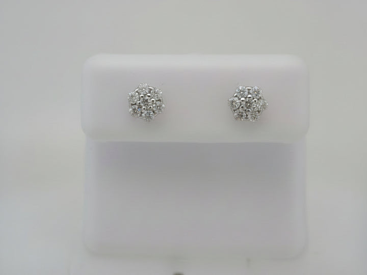 925 SILVER MOISSANITE 0.61CTW EARRINGS