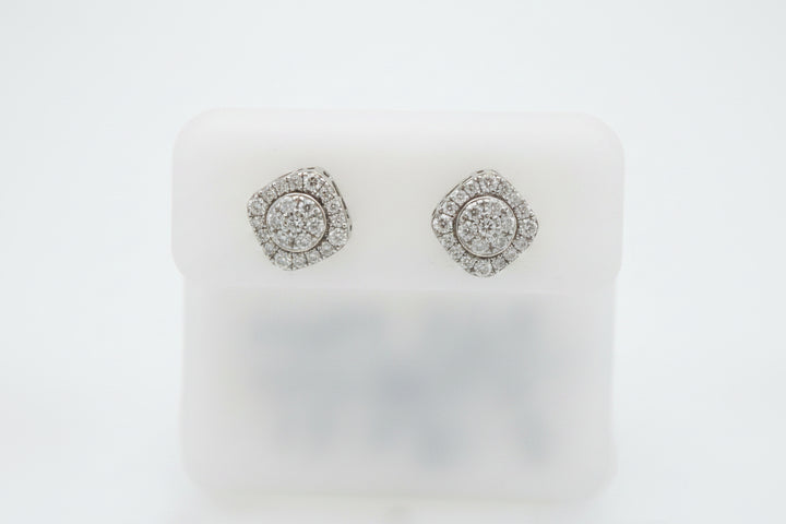 925 SILVER MOISSANITE 0.48CTW EARRINGS