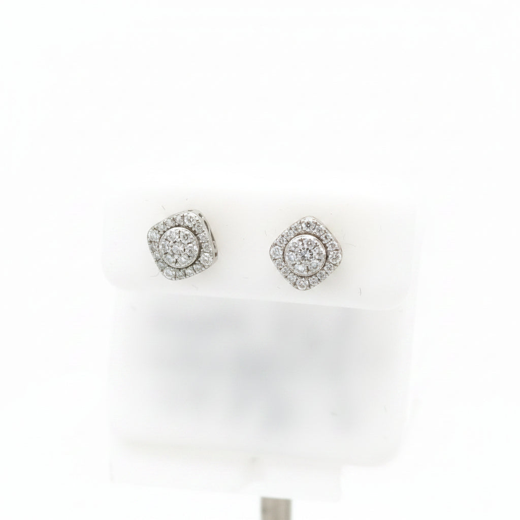 925 SILVER MOISSANITE 0.48CTW EARRINGS