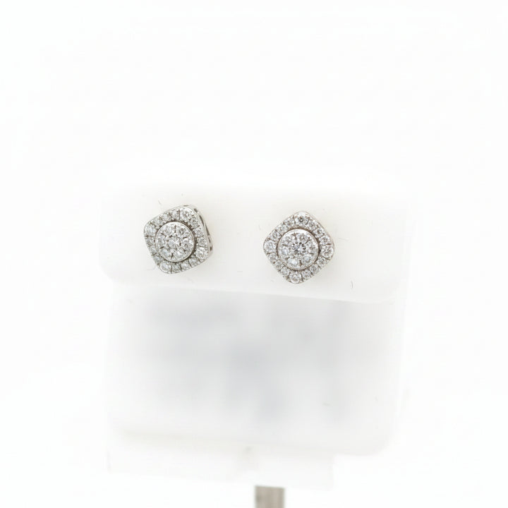 925 SILVER MOISSANITE 0.48CTW EARRINGS