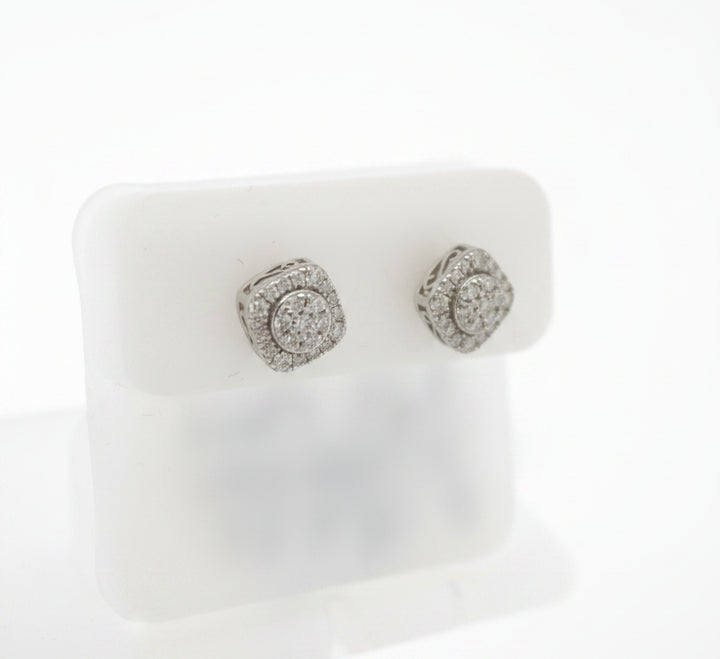 925 SILVER MOISSANITE 0.48CTW EARRINGS