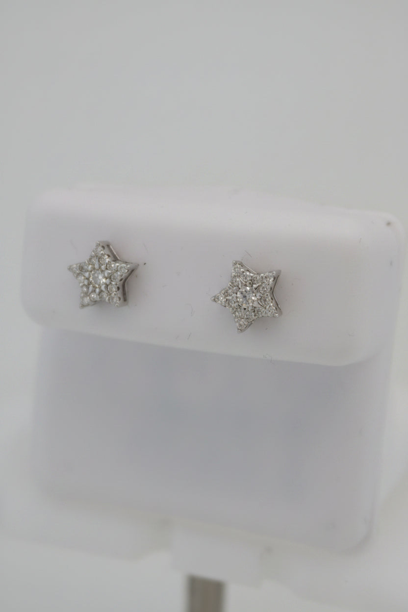 925 SILVER MOISSANITE 0.23CTW EARRINGS