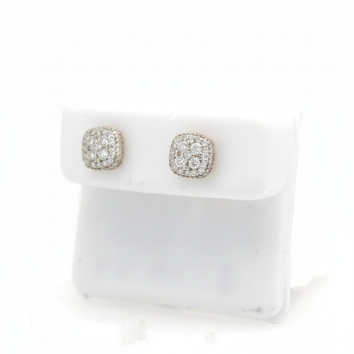 925 SILVER MOISSANITE 0.65CTW EARRINGS