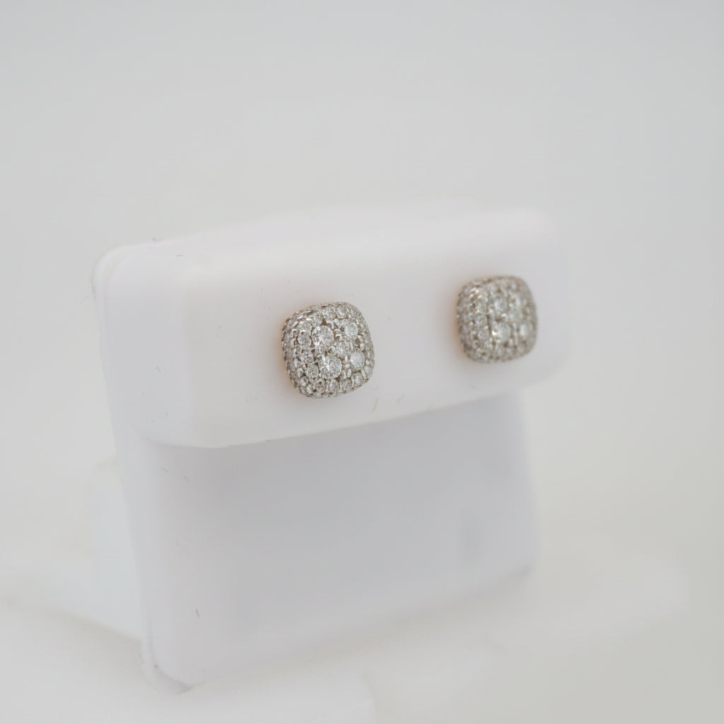 925 SILVER MOISSANITE 0.65CTW EARRINGS