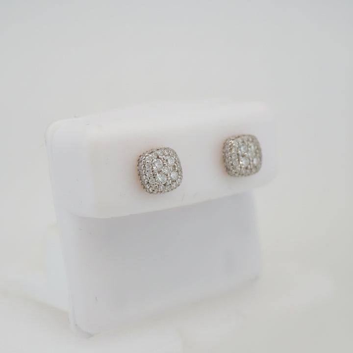 925 SILVER MOISSANITE 0.65CTW EARRINGS