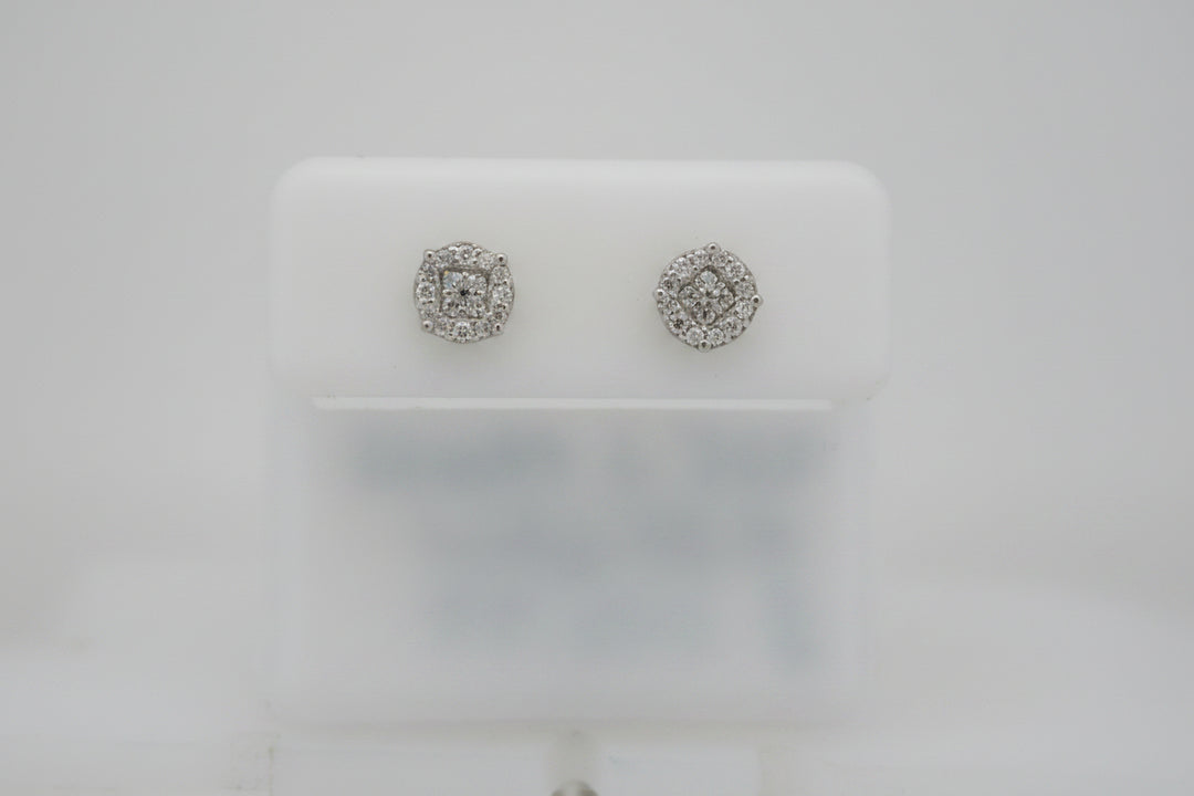 925 SILVER MOISSANITE 0.21CTW EARRINGS