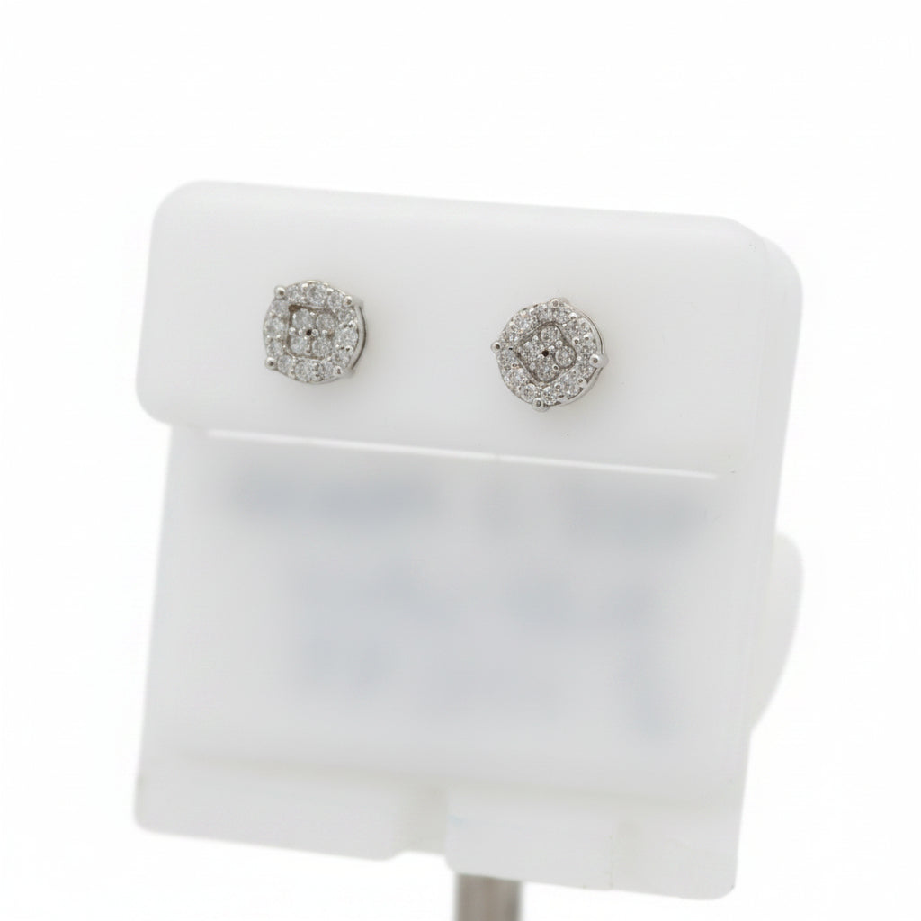 925 SILVER MOISSANITE 0.21CTW EARRINGS