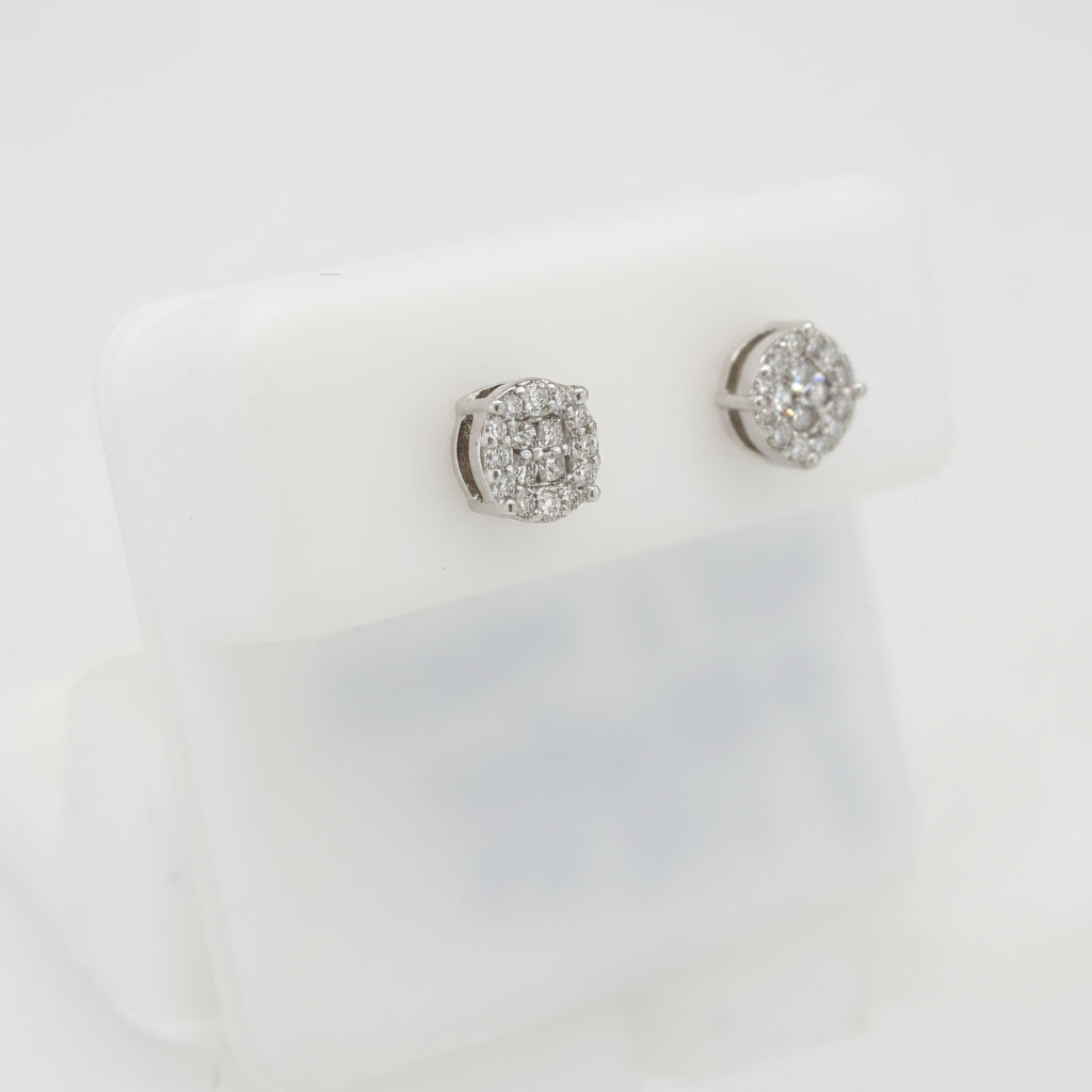 925 SILVER MOISSANITE 0.21CTW EARRINGS