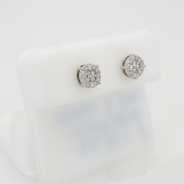925 SILVER MOISSANITE 0.21CTW EARRINGS